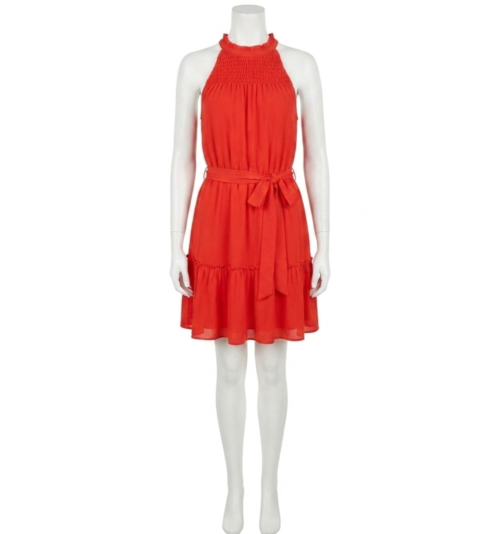 NEW VINCE CAMUTO poppy sleeveless mini dress in red